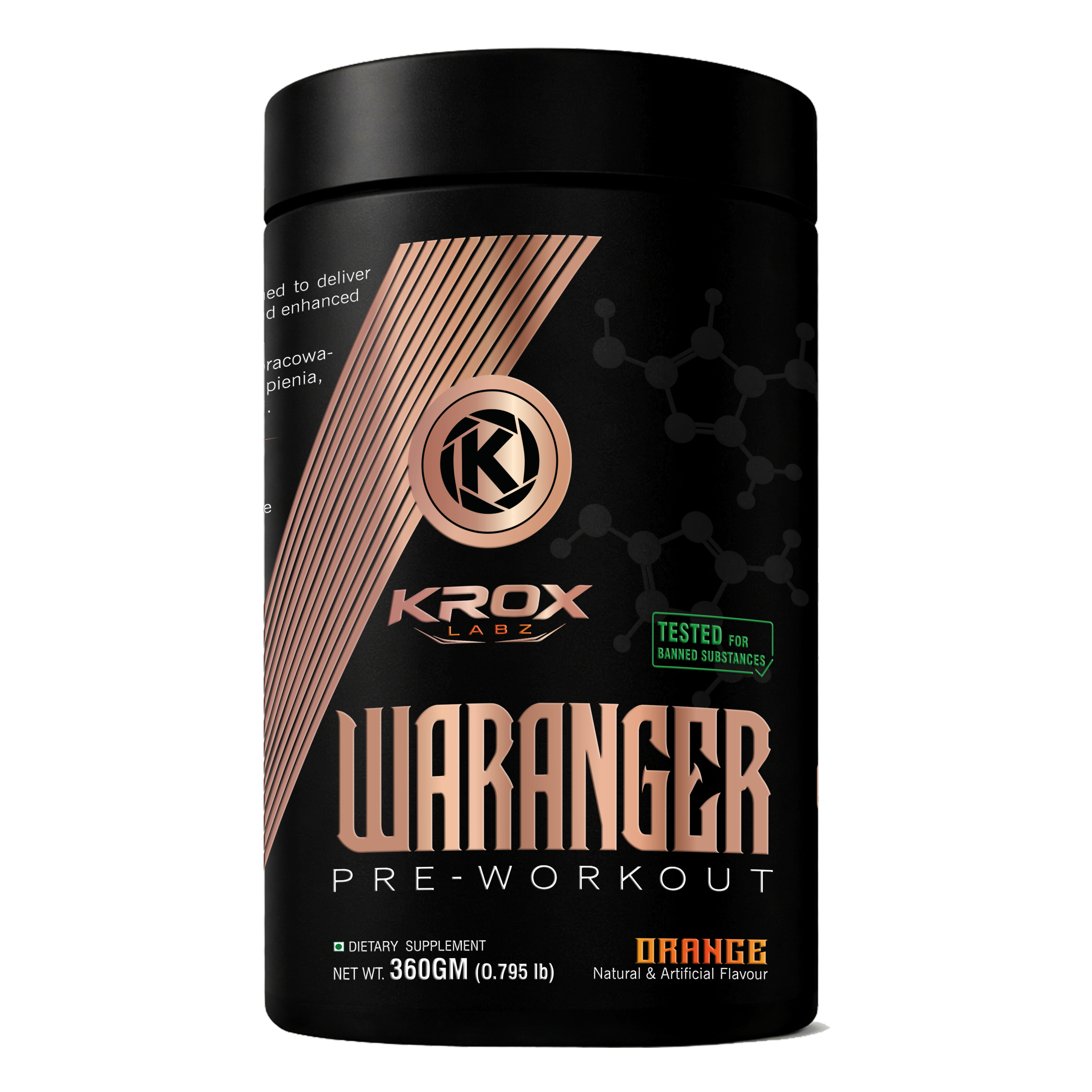 mockup-(pre-workout) KROX LABZ WARANGER Pre-Workout 360g - Image 1